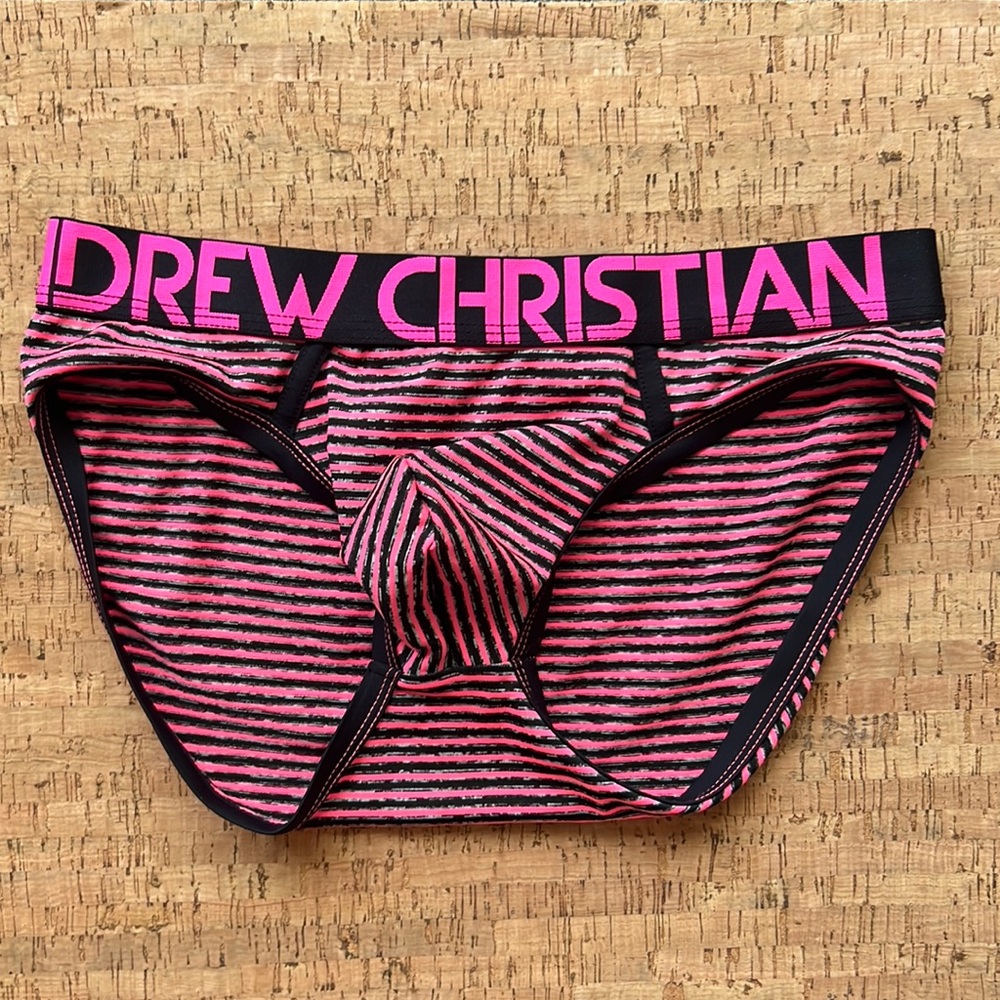 Andrew Christian Striped Briefs for men